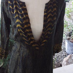 Fabindia Chanderi Tunic, Women Sz Small